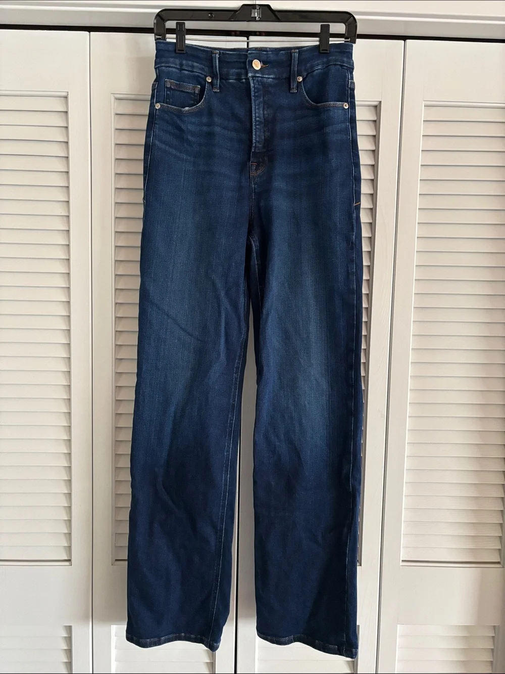 Good American Good True Straight Jeans Super High-Rise 32” Inseam Size 29 or 8